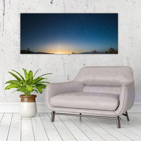 Kép - Éjszaki ég az út felett (120x50 cm)