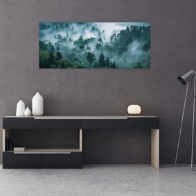 Kép - Erdő ködben (120x50 cm)