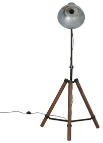 vintage ezüst állólámpa 25 W 75x75x90-150 cm E27