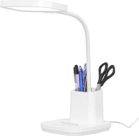 KAJA K-BL1301 BIAŁY TOLA Fehér Színű Asztali Lámpa 9W LED 500Lm 3000-5700K IP20