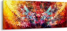 Kép - Merkaba szárnyakkal, absztrakció (120x50 cm)
