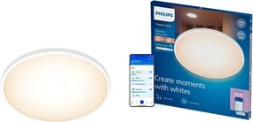 Philips-LED Dimmelhető mennyezeti lámpa SUPERSLIM LED/32W/230V 2700-6500K Wi-Fi