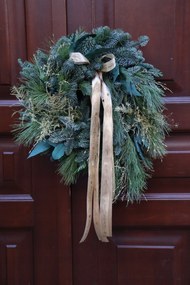 Karácsonyi Koszorú Nemes Jelenfából, 50 cm-es koszorú, Karácsony