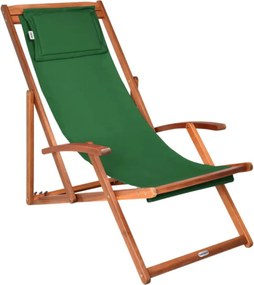 SIENA kerti nyugágy, 65x87x102cm, zöld Casaria