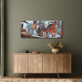 Kép - felhőkarcolók (120x50 cm)