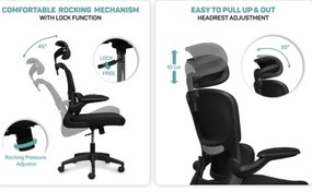 CONNECT IT COC-2500-BK - ForHealth DeltaPro irodai szék fekete