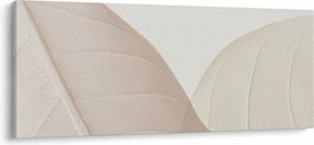 Kép - Texturált levelek (120x50 cm)