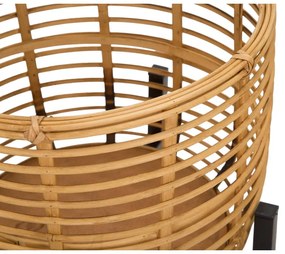 2 db-os rattan virágtartó állvány szett, magasság 47 cm - Mauro Ferretti