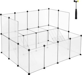 Kisállat kifutó, 143 x 92 x 108 cm, fehér