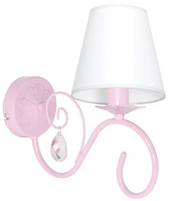 Milagro Gyermek fali lámpa LAURA 1xE14/60W/230V halvány rózsaszín LU7944