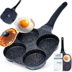 Gránit serpenyő tojásra ültetett tojás palacsinta pancakes