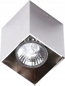 Mennyezeti spot lámpatest króm szögletes fém spot Maxlight