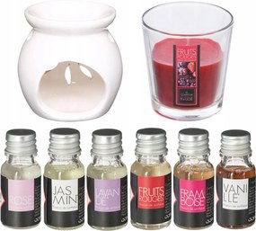 Aromás Kandalló Szett 6 Db Illóolaj Gyertya