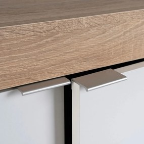 BLAGO komód 180 cm sonoma tölgy/fehér