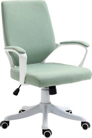 Vinsetto Irodai Szék Íróasztali Szék Otthoni Irodai Szék Rugózó Funkcióval Magasságban Állítható Vastagon Párnázott Ergonomikus 360° Forgó Kerekek Pol