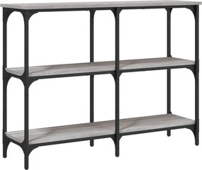 vidaXL szürke sonoma színű szerelt fa tálalóasztal 100x29x75 cm