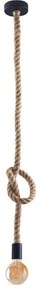 LED Csillár zsinóron ROPE 1xE27/8W/230V