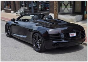 Poszterek 100x70 Audi R8 Cabrio Autó