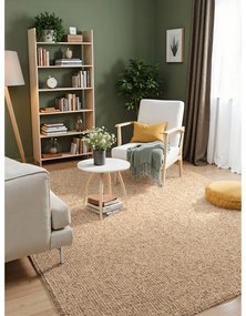 Világosbarna mosható szőnyeg 80x150 cm Rocco Caramel – Elle Decoration