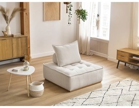 Fehér zsenília fotel Elisa – Bobochic Paris