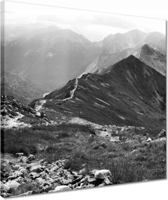 Vászonkép 40x40 Tátra Lengyel hegyek Kilátás