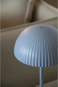 Kék fém asztali lámpa fém búrával (magasság 33,5 cm) Zin – Markslöjd