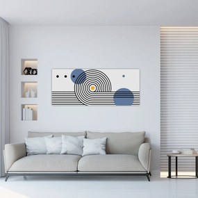 Kép - Minimalista absztrakció N⁰1 (120x50 cm)