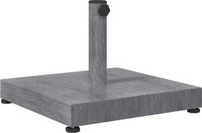 vidaXL Napernyőtalp Sötétszürke fa hatás 45 x 45 x 31,5 cm
