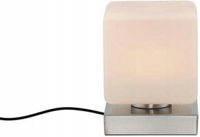 Led asztali lámpa Paul Neuhaus Dadoa ezüst, érintős fényerőszabályzóval, 3000K