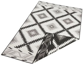 Malibu fekete-krémszínű kültéri szőnyeg, 230 x 160 cm - NORTHRUGS