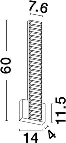 Fali Lámpa Arany AURELIA NOVA LUCE 9333065