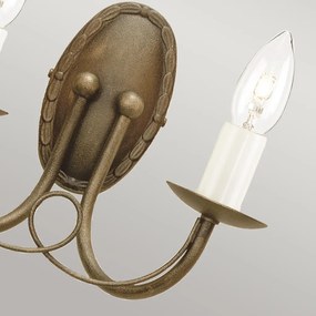 Elstead Lighting MINSTER MN2-BLK-GOLD Fali lámpa 2x60W/E14