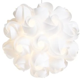 RENDL R12384 COCO függő lámpatest, dekoratív fehér PVC