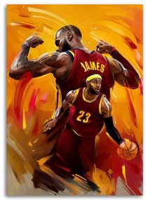 Gario Vászonkép LeBron James - Dmitry Belov Méret: 80 x 120 cm