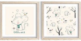 Gyerek kép készlet 2 db-os 33x33 cm Little One – Wallity