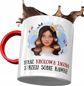 Piros Bögre Bogyó Feleség Barátnő Nyomtatott Fotóval