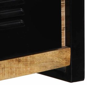 TV szekrény 100x30x35 cm tömör durva fa Mango