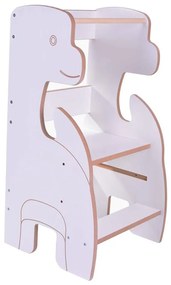 DINO tanulótorony fehér színben