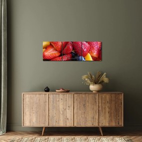 Gyümölcs kép (órával) (90x30 cm)