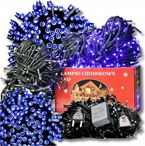 Karácsonyfa Fényfüzér 100LED Karácsonyfára Kültéri/beltéri Fényfüzér Kék Led