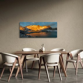 Egy hegyvidéki táj képe (120x50 cm)