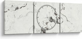 Kép - Fehér márvány (órával) (90x30 cm)