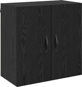 vidaXL Fali szekrény Fekete tölgy 60 x 31 x 60 cm Faanyag