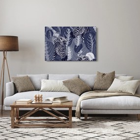 Kép - Zebrák a levelek között (90x60 cm)