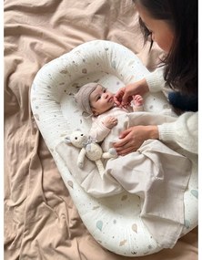 Elefántcsont színű babafészek 52x84 cm Dreamland – Cam Cam Copenhagen