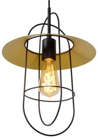 Lucide 74309/01/34 - Csillár zsinóron MASSON 1xE27/40W/230V sárga