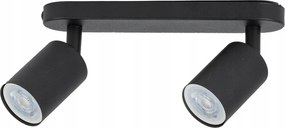 Csuklóra akasztható mennyezeti lámpa Huron Black 2 Lángos LED-es