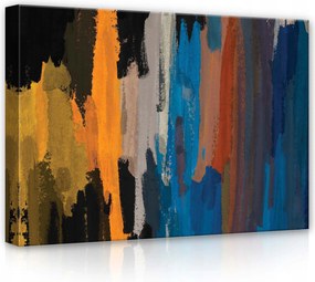 Vászonkép 70x50 Absztrakt művészet modern textúra húzások függőleges csíkok