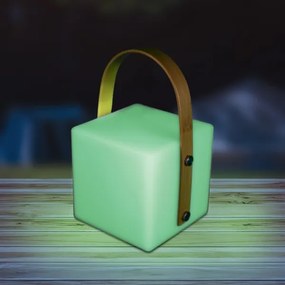 LED RGBW kültéri lámpa MAJORKA LED/0,5W/5V USB 1200 mAh IP44 fehér