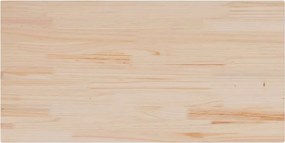 vidaXL tömör fenyőfa téglalap alakú asztallap 100 x 50 x 1,7 cm